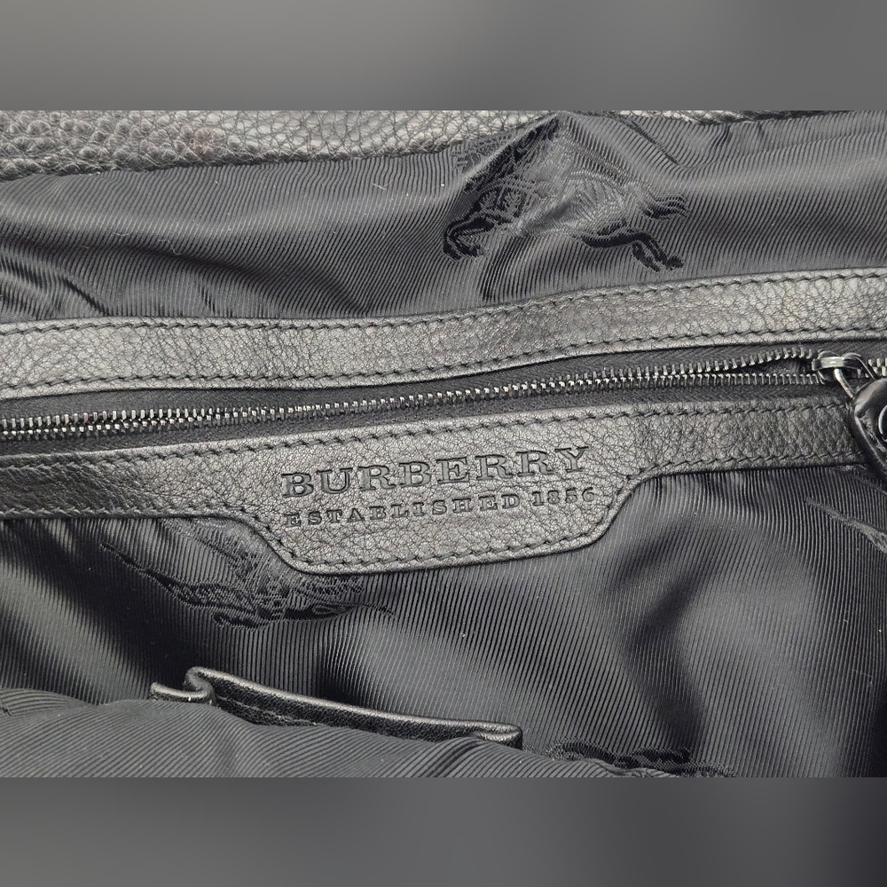 Burberry leather extra large weekender bag - Picture 13 of 16